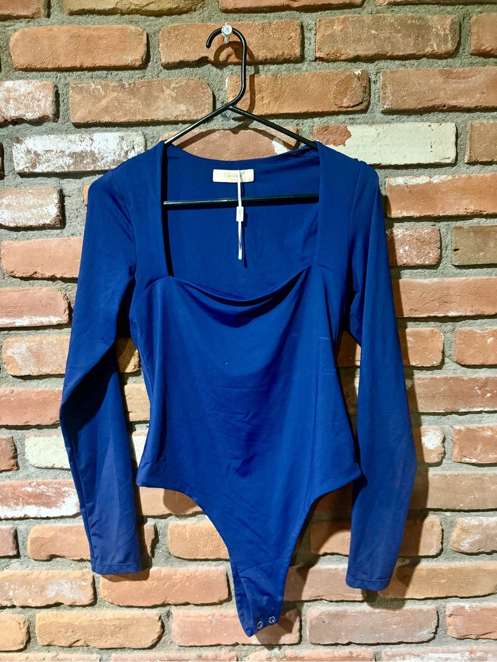 Royal Blue Long-Sleeve Bodysuit